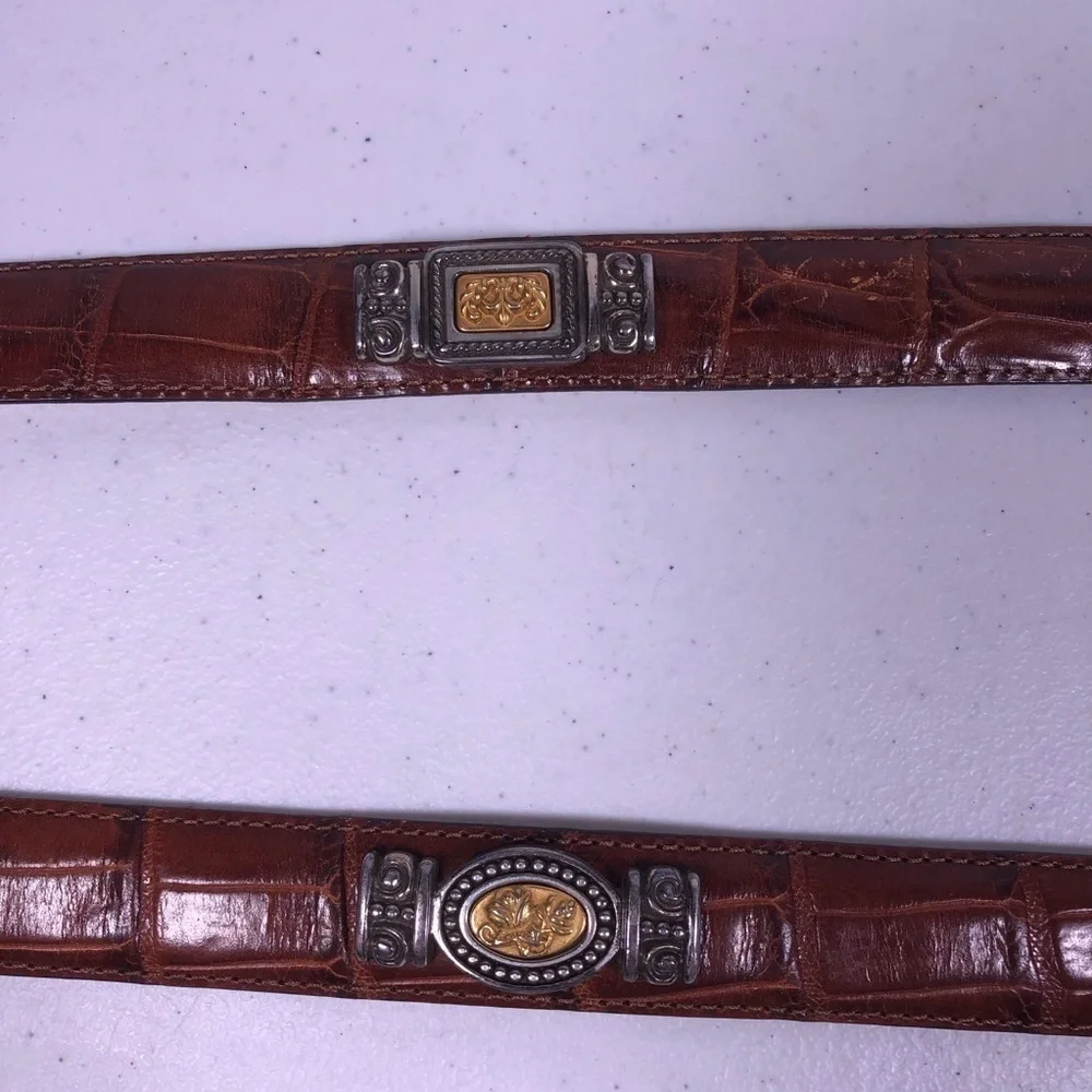 VINTAGE 1996 Brighton Museum Leather Belt - Picture 7 of 11